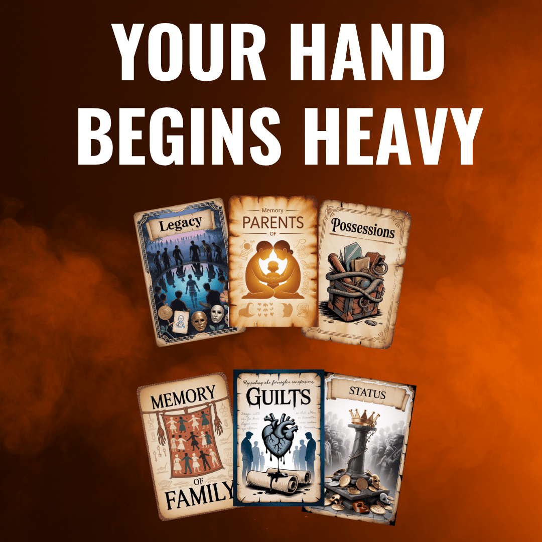 Your hand begins heavy